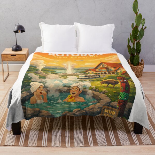 Item preview, Rotorua Bay of Plenty Whakarewarewa Te Puia North Island New Zealand designed and sold by Places On Earth.