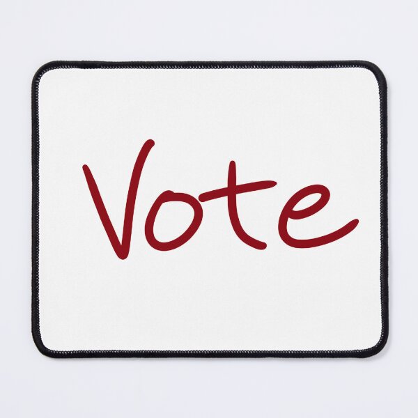 Item preview, Vote (in red) designed and sold by abeink.