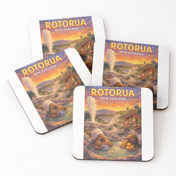 Item preview, Rotorua Bay of Plenty Pohutu Geyser Whakarewarewa Te Puia North Island designed and sold by Places On Earth.