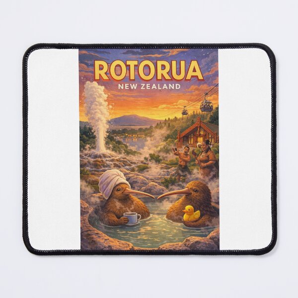 Item preview, Rotorua Bay of Plenty Pohutu Geyser Whakarewarewa Te Puia North Island designed and sold by Places On Earth.
