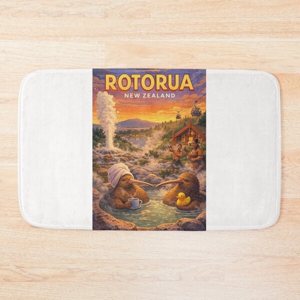 Item preview, Rotorua Bay of Plenty Pohutu Geyser Whakarewarewa Te Puia North Island designed and sold by Places On Earth.