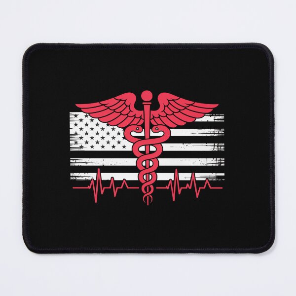 Item preview, Thin Red Line USA Flag Nurse designed and sold by BlassmausArt.