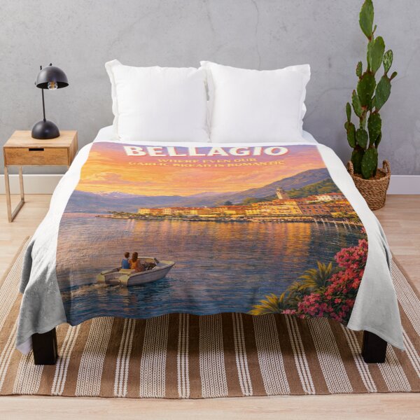 Item preview, Bellagio Lake Como Lombardy Italy Como Province Alps designed and sold by Places On Earth.