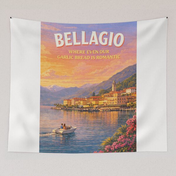 Item preview, Bellagio Lake Como Lombardy Italy Como Province Alps designed and sold by Places On Earth.