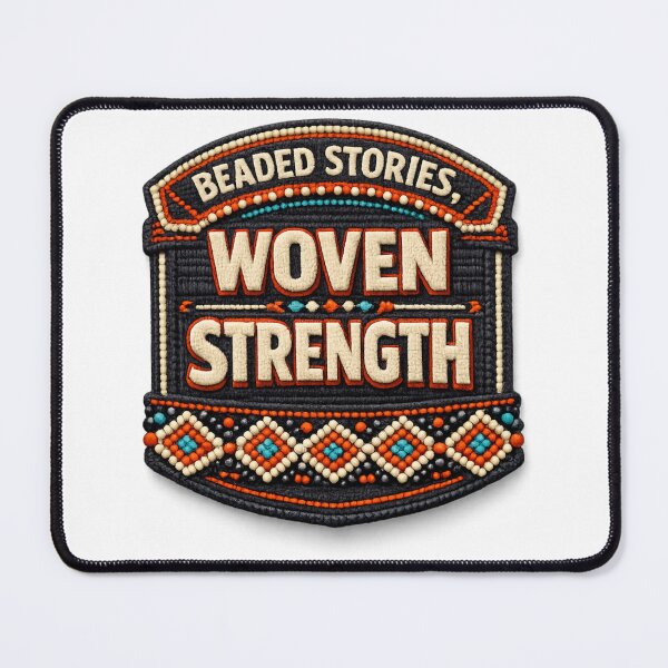 Item preview, Beaded Stories Woven Strength Emblem designed and sold by Dresut.