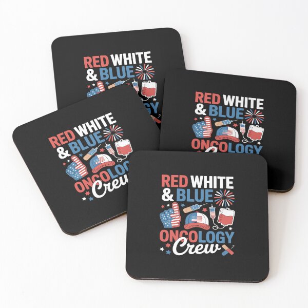 Item preview, Red White And Blue Oncology Nurse Crew Patients 4TH July Day designed and sold by BlassmausArt.