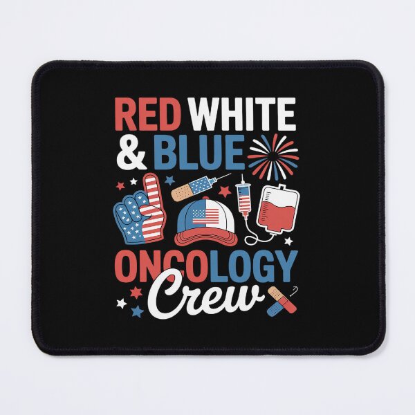 Item preview, Red White And Blue Oncology Nurse Crew Patients 4TH July Day designed and sold by BlassmausArt.