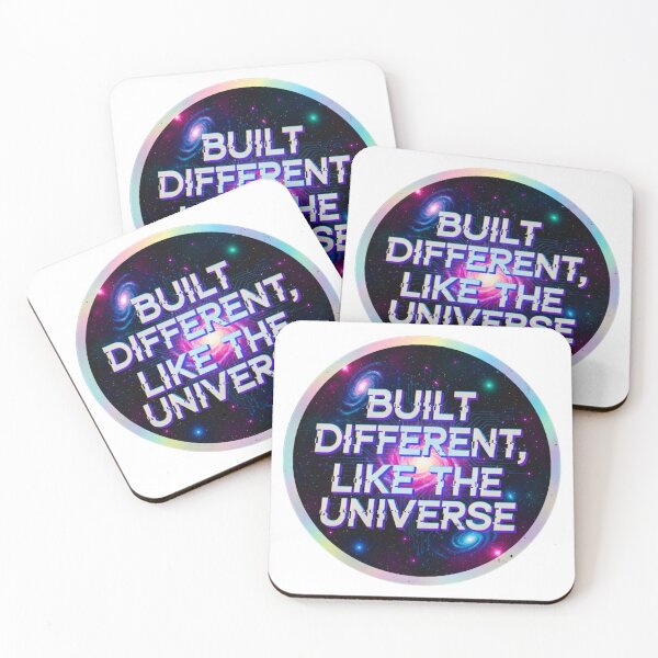 Item preview, Built Different Like the Universe Neon Tech Design | Futuristic Space Motivation designed and sold by Altair_.