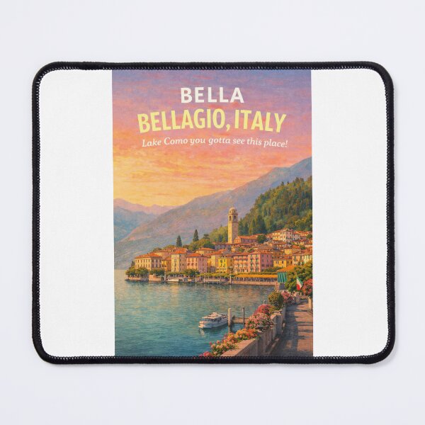 Item preview, Bellagio Lake Como Lombardy Italy Villa Melzi Villa Serbelloni designed and sold by Places On Earth.
