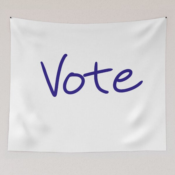 Item preview, Vote (in blue) designed and sold by abeink.
