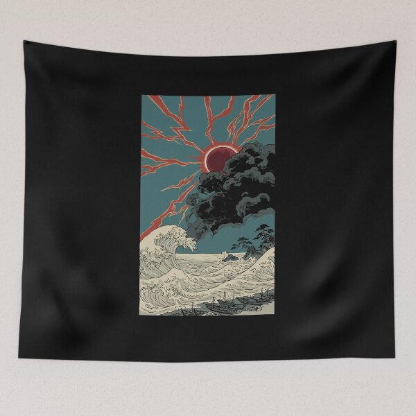 Item preview, Dark Red Sun Sanctuary designed and sold by Gkinoki.