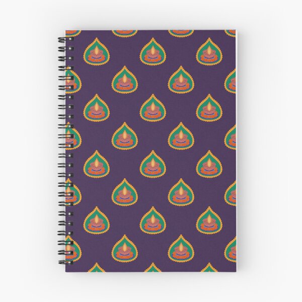 Item preview, Diwali Print Small Motif with a Textured Purple Background by SeeMyArt Designs designed and sold by SeeMyArtDesigns.