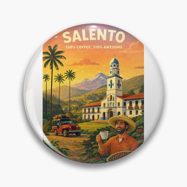 Item preview, Salento Quindio Colombia Coffee Cultural Landscape Andes Colombia designed and sold by Places On Earth.