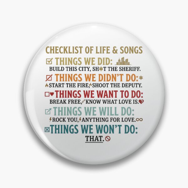 Item preview, Music Lyrics Checklist designed and sold by colorsartss.