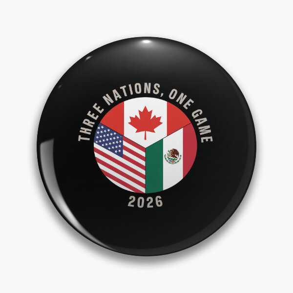 Item preview, Three Nations One Game 2026 Soccer designed and sold by BlassmausArt.