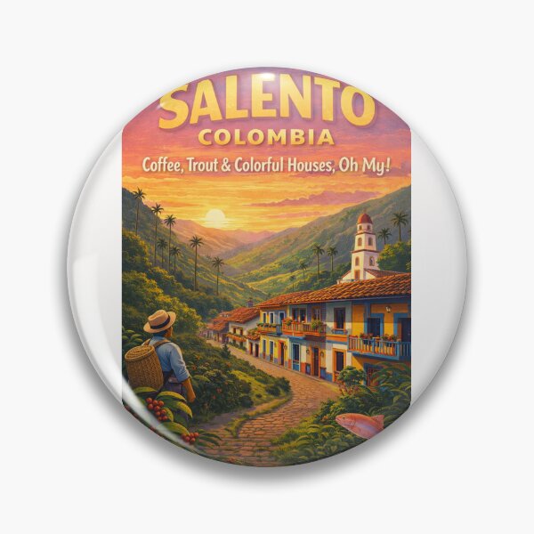 Item preview, Salento Quindio Colombia Cocora Valley Coffee Cultural Landscape Andes designed and sold by Places On Earth.