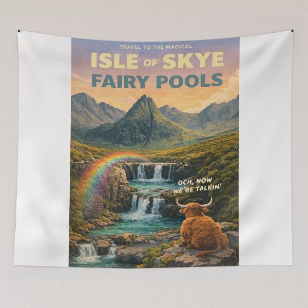 Item preview, Isle of Skye Fairy Pools Cuillin Mountains Scotland United Kingdom designed and sold by Places On Earth.