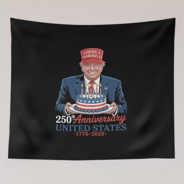 Item preview, Trump Celebrate 250th America Birthday US Anniversary designed and sold by BlassmausArt.
