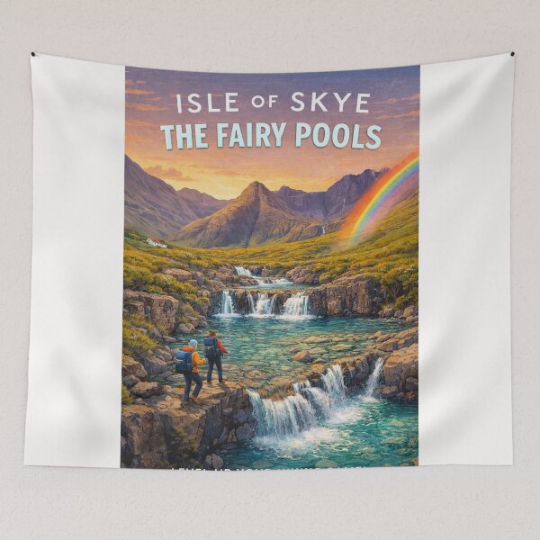 Item preview, Isle of Skye Fairy Pools Cuillin Mountains Glen Brittle Scotland designed and sold by Places On Earth.