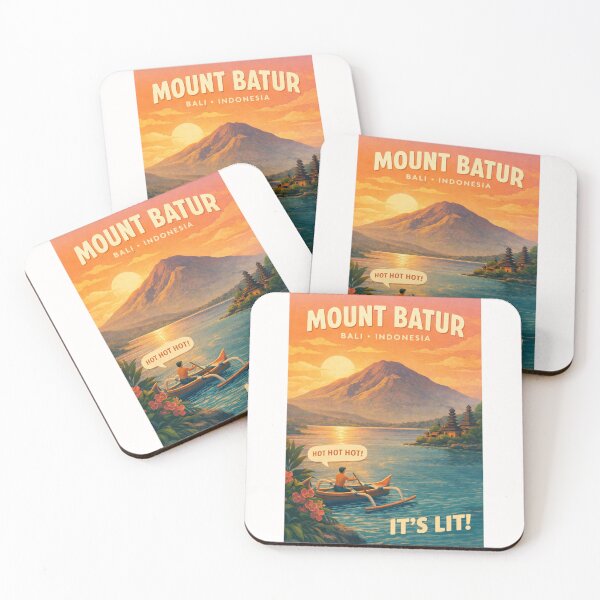 Item preview, Mount Batur Bali Indonesia Kintamani Lake Batur Ulun Danu Batur Temple designed and sold by Places On Earth.