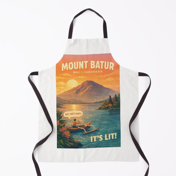 Item preview, Mount Batur Bali Indonesia Kintamani Lake Batur Ulun Danu Batur Temple designed and sold by Places On Earth.