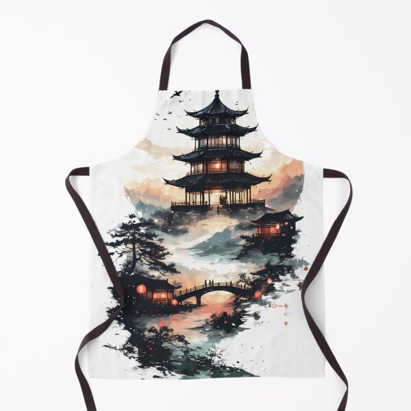 Item preview, Majestic Summer Palace Beijing Negative Space Silhouette Art designed and sold by JacksoonLester.
