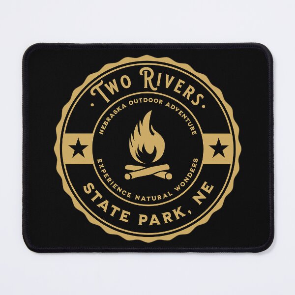 Item preview, Two Rivers State Park Camping Nebraska designed and sold by CattlettArt.