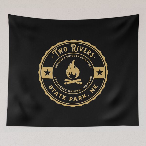 Item preview, Two Rivers State Park Camping Nebraska designed and sold by CattlettArt.