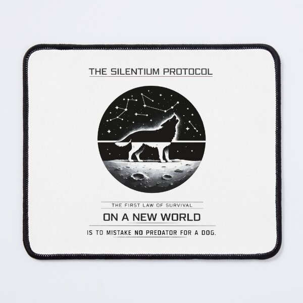 Item preview, Silentium Protocol Wolf Under Alien Sky designed and sold by WildlifeInc.