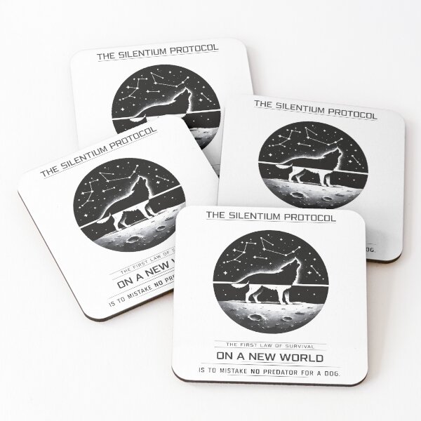 Item preview, Silentium Protocol Wolf Under Alien Sky designed and sold by WildlifeInc.