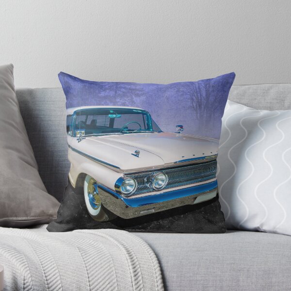 1960 Mercury Wagon Throw Pillow