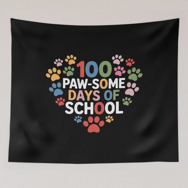 Item preview, 100 Paw-Some Days of School Dog 100th Day School designed and sold by fferomananul.