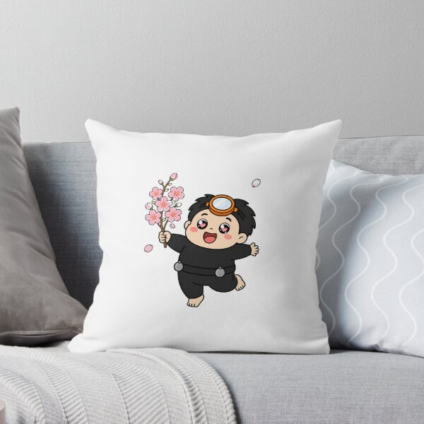 Item preview, KOREA HAENAM - Cute Chibi Character Spring Cherry Blossom Joy Sticker designed and sold by KOREA-HAENAM.