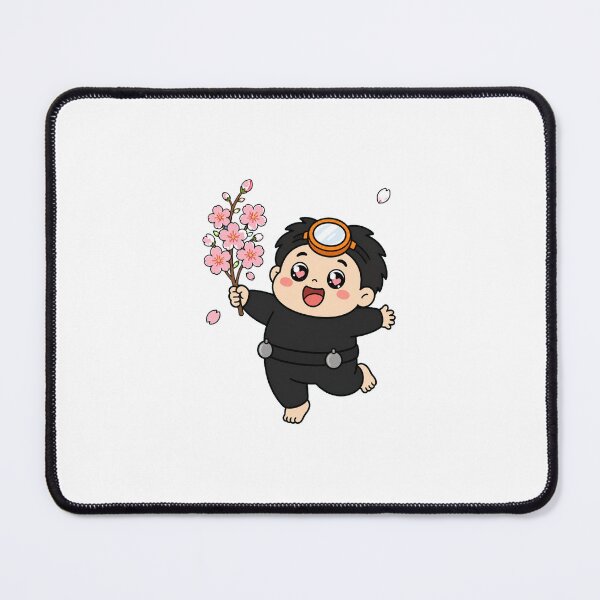 Item preview, KOREA HAENAM - Cute Chibi Character Spring Cherry Blossom Joy Sticker designed and sold by KOREA-HAENAM.
