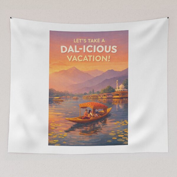 Item preview, Dal Lake Srinagar Jammu Kashmir India Himalayas Nishat Bagh Shalimar Bagh designed and sold by Aryabek.