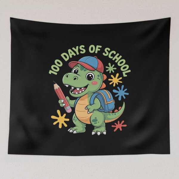 Item preview, 100th Day of School Teacher Dinosaur T-Rex 100 Days Kids designed and sold by fferomananul.