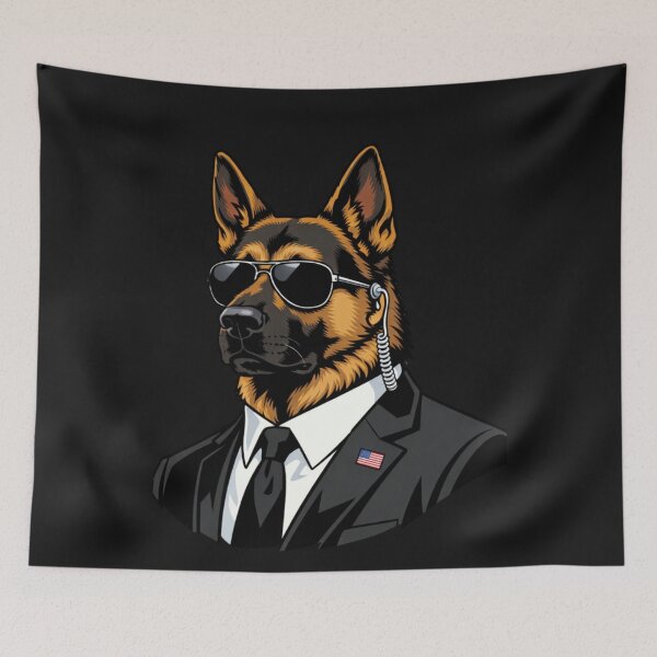 Item preview, German Shepherd Agent Dog Sunglasses K9 Security designed and sold by Tsugraf Designs.