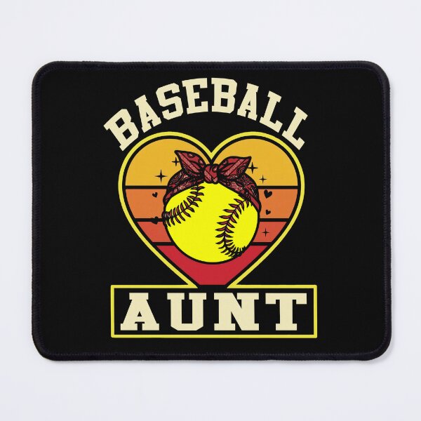Item preview, Vintage Baseball Softball Aunt Heart Retro Design designed and sold by KIROSALS.