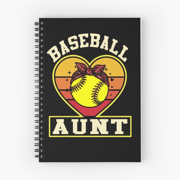 Item preview, Vintage Baseball Softball Aunt Heart Retro Design designed and sold by KIROSALS.