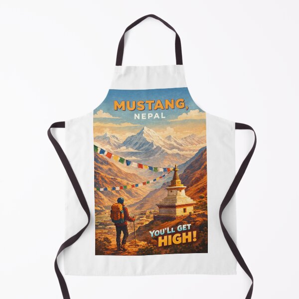 Item preview, Mustang Nepal Himalayas Annapurna Nilgiri Kali Gandaki Upper Mustang designed and sold by Aryabek.
