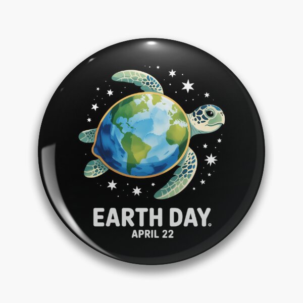 Item preview, Earth Day Restore Earth Sea Turtle Art Save the Planet designed and sold by sailorjessiArt.
