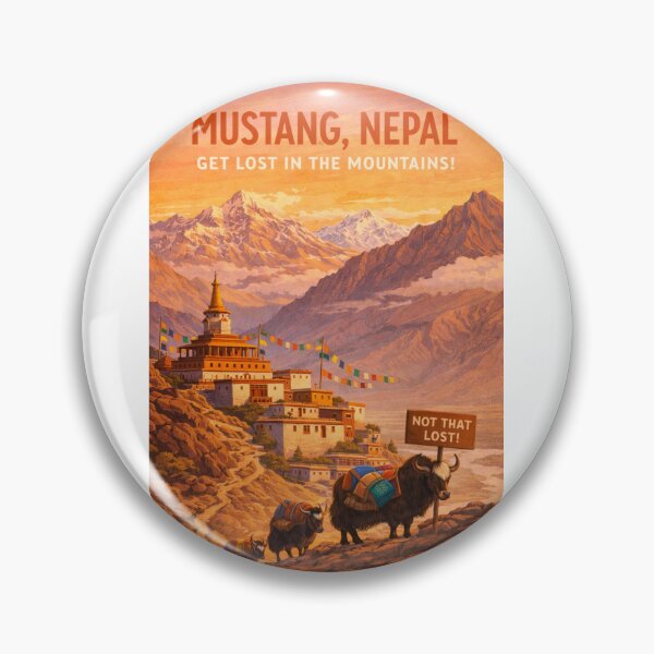 Item preview, Mustang Nepal Himalayas Annapurna Dhaulagiri Kali Gandaki Lo Manthang designed and sold by Aryabek.