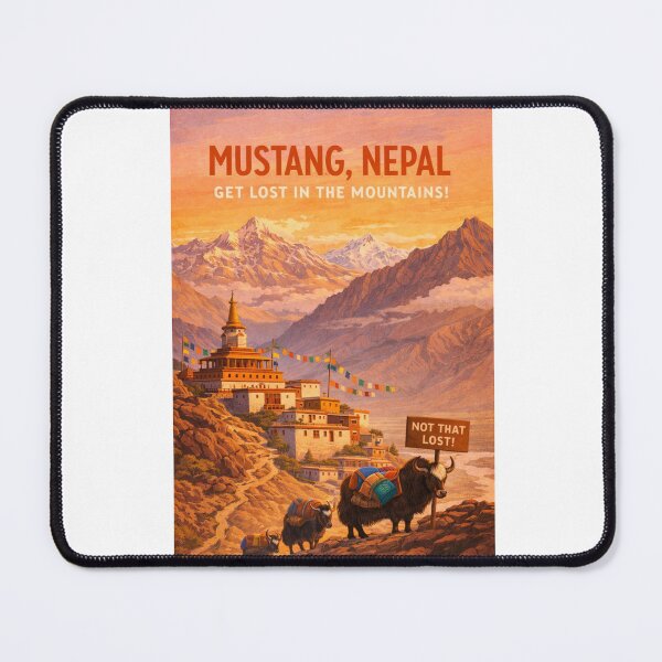 Item preview, Mustang Nepal Himalayas Annapurna Dhaulagiri Kali Gandaki Lo Manthang designed and sold by Aryabek.