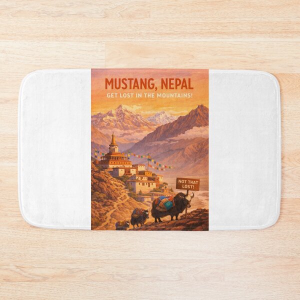 Item preview, Mustang Nepal Himalayas Annapurna Dhaulagiri Kali Gandaki Lo Manthang designed and sold by Aryabek.