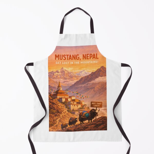 Item preview, Mustang Nepal Himalayas Annapurna Dhaulagiri Kali Gandaki Lo Manthang designed and sold by Aryabek.