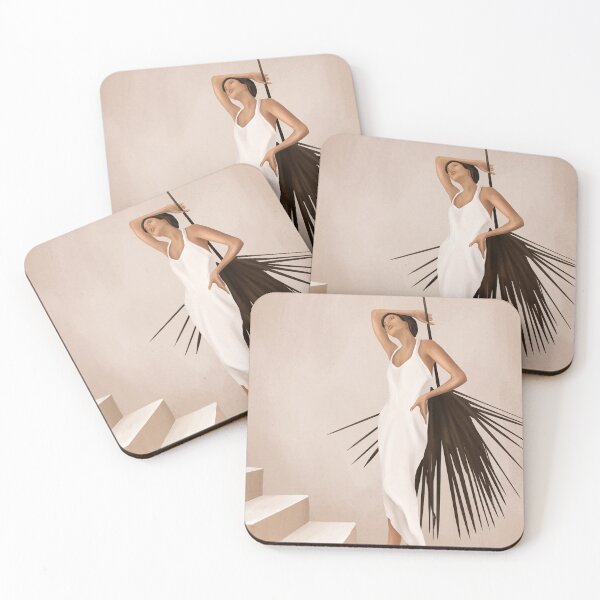 Item preview, Minimal Woman with a Palm Leaf designed and sold by Branka Kodzoman.