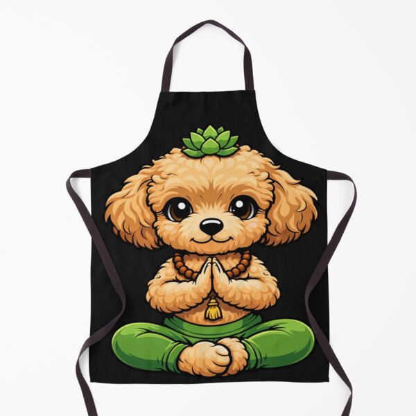 Item preview, Cute Meditating Dog Zen Yoga Puppy Namaste designed and sold by Tsugraf Designs.
