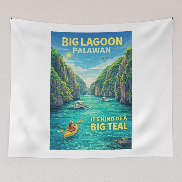 Item preview,  Big Lagoon Palawan Philippines El Nido Bacuit Bay Miniloc Island designed and sold by Aryabek.
