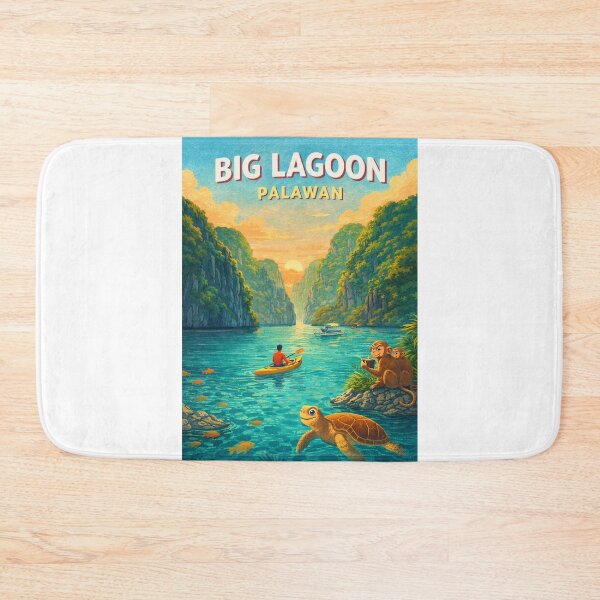 Item preview, Big Lagoon Palawan Philippines El Nido Bacuit Bay Cadlao Island designed and sold by Aryabek.