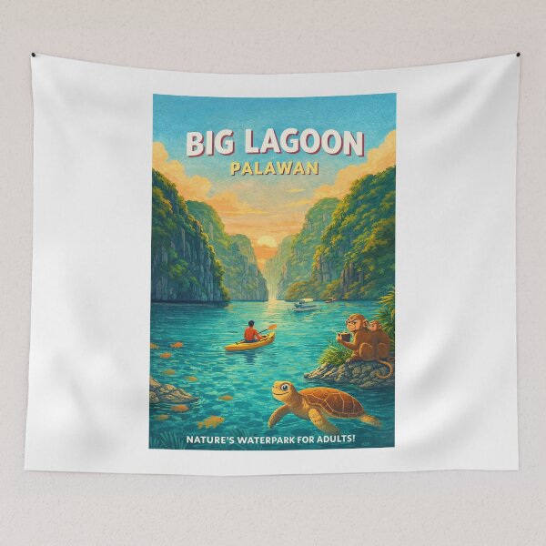 Item preview, Big Lagoon Palawan Philippines El Nido Bacuit Bay Cadlao Island designed and sold by Aryabek.